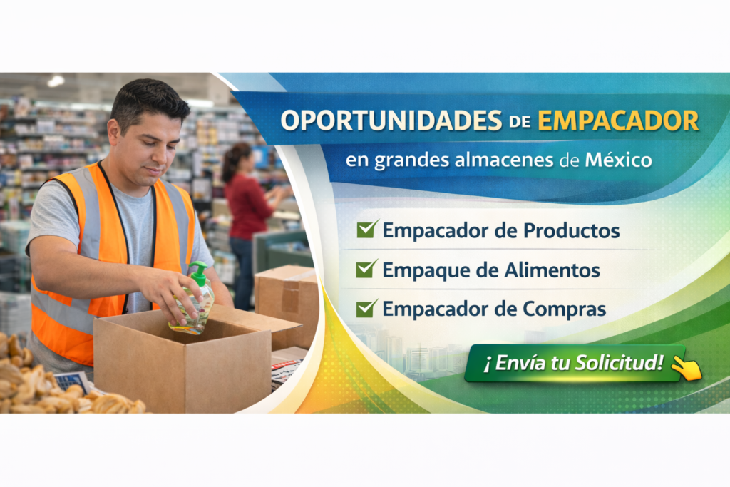 Oportunidades de Empacador en grandes almacenes de México