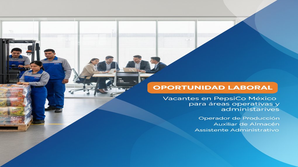 Vacantes en PepsiCo México para áreas operativas y administrativas