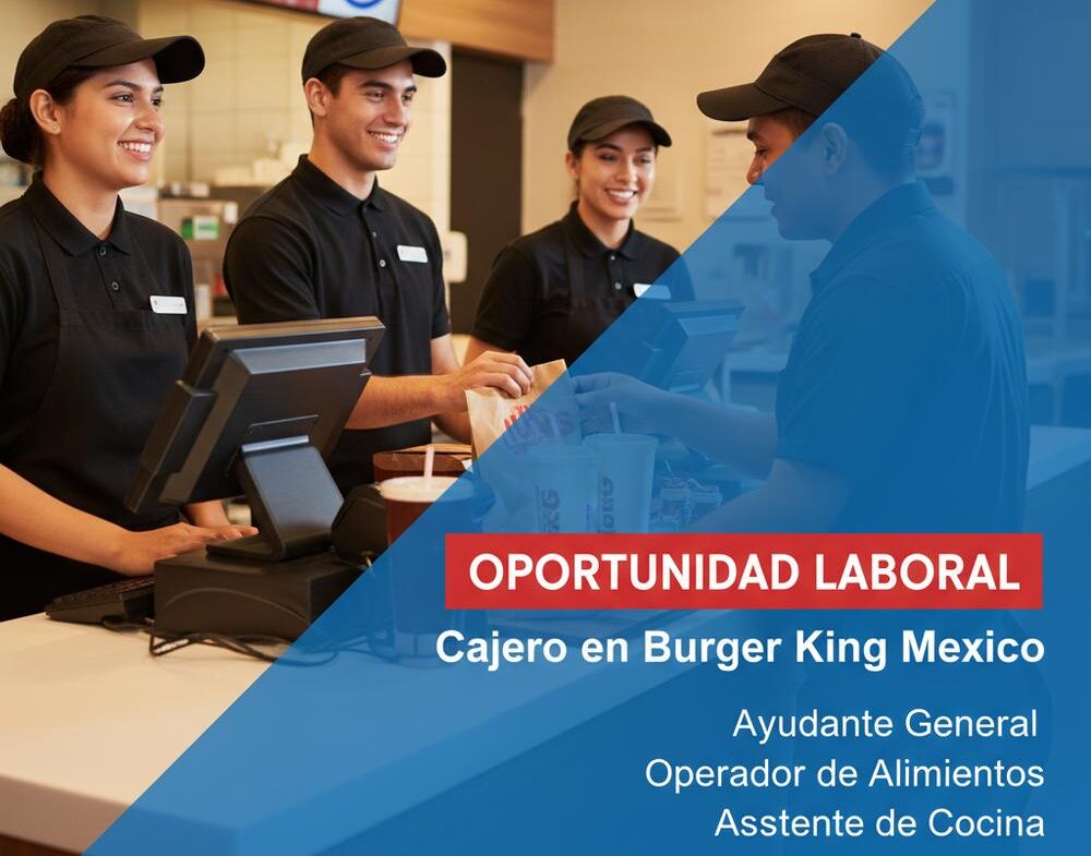 Cajero en Burger King Mexico