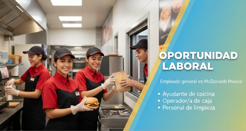 Empleado general en McDonalds Mexico